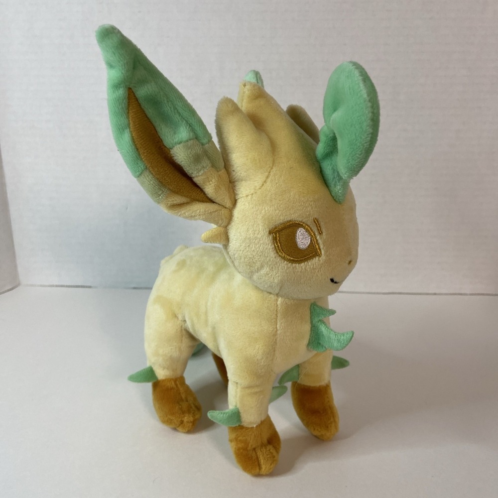 Pokemon Leafeon 9" Plush Toy Stuffed Animal Eevee XY Evolution Soft Plushie Toy